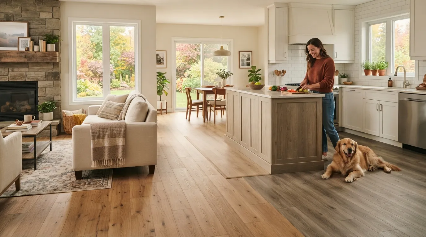 Hardwood, Laminate or Vinyl Plank: Flooring for Real Life